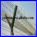 anping hot sale pvc coated green Y-shaped Airport fence